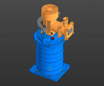 3D модель Толкатель ТЭГ-300