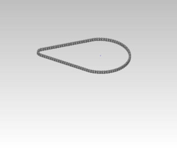 3D модель Цепь 2ПР-15,875-4540 ГОСТ 13568-97 Шаблон для SW