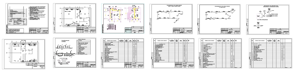 3D модель Отопление 2-х этажного жилого дома от автоматического котла VSKZ-ЛЮКС 30 кВт.