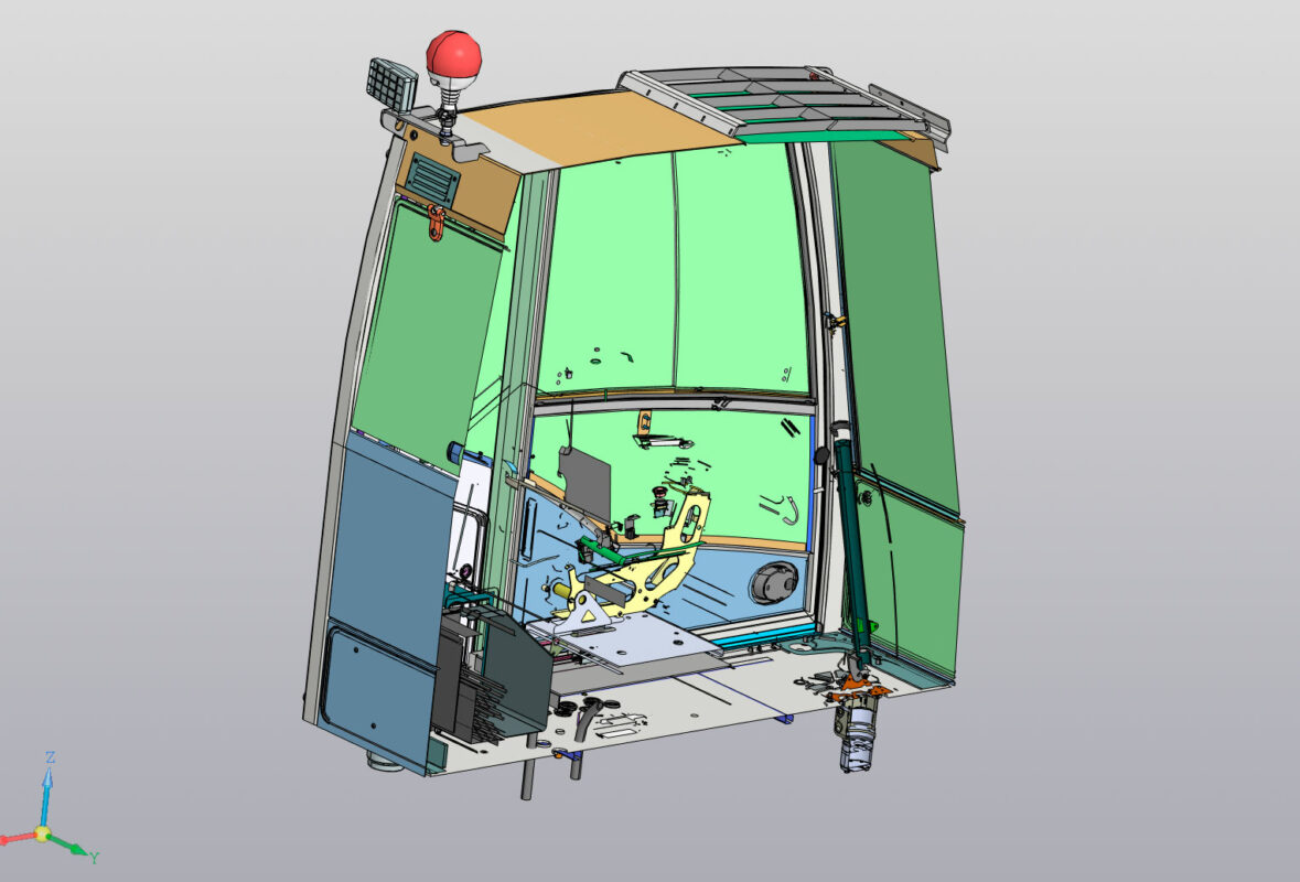 3D модель Кабина экскаватора