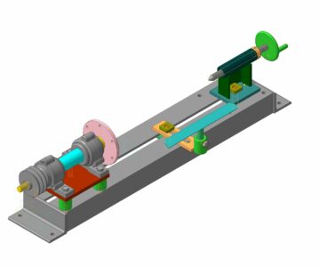 3D модель Токарный станок по дереву