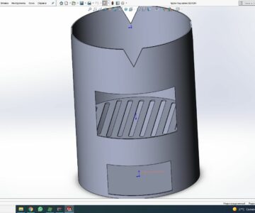 3D модель Круглая печь под казан