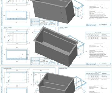3D модель Ванны гальванические из полипропилена