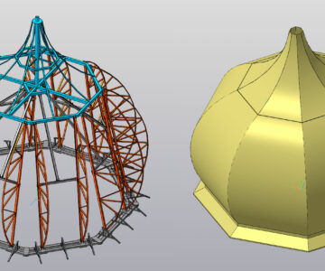 3D модель Купол церкви d=6.5