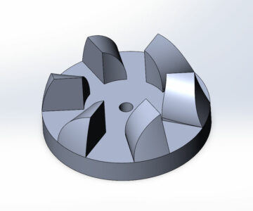 3D модель Муфта на миксер Алтай