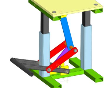 3D модель Подставка под мотоцикл