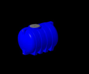 3D модель Емкость G-1000 для воды и пищевых продуктов, объемом 1000л