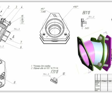 3D модель Ввод кабельный D=80