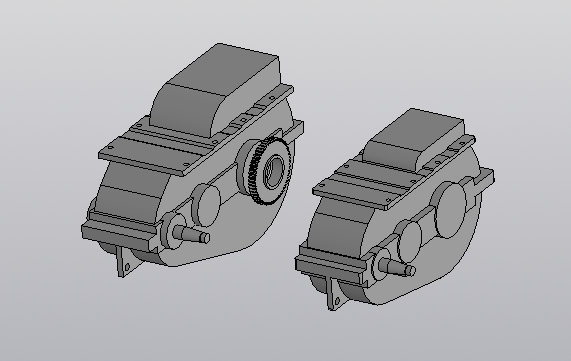 3D модель Редукторы РК-500 и РК-600