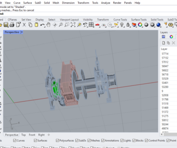 3D модель Якорно-швартовная лебедка цепь К52