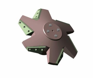 3D модель Дробящий винт для роспуска макулатуры