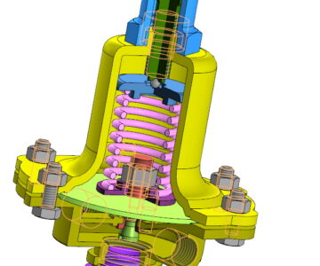 3D модель Регулятор давления жидкости РДж-1/4