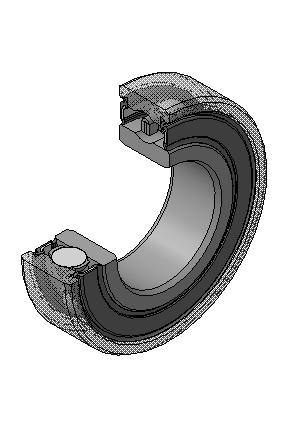 3D модель Подшипник 6901-2RS