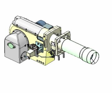 3D модель Газовая горелка мощностью 0,5 Мвт
