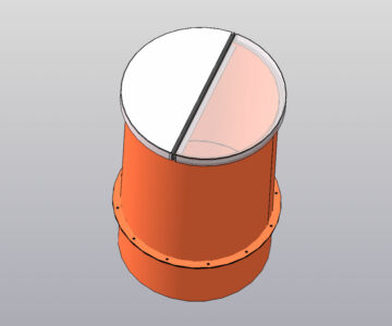 3D модель Взрыворазрядник циклона АВМ-1.5