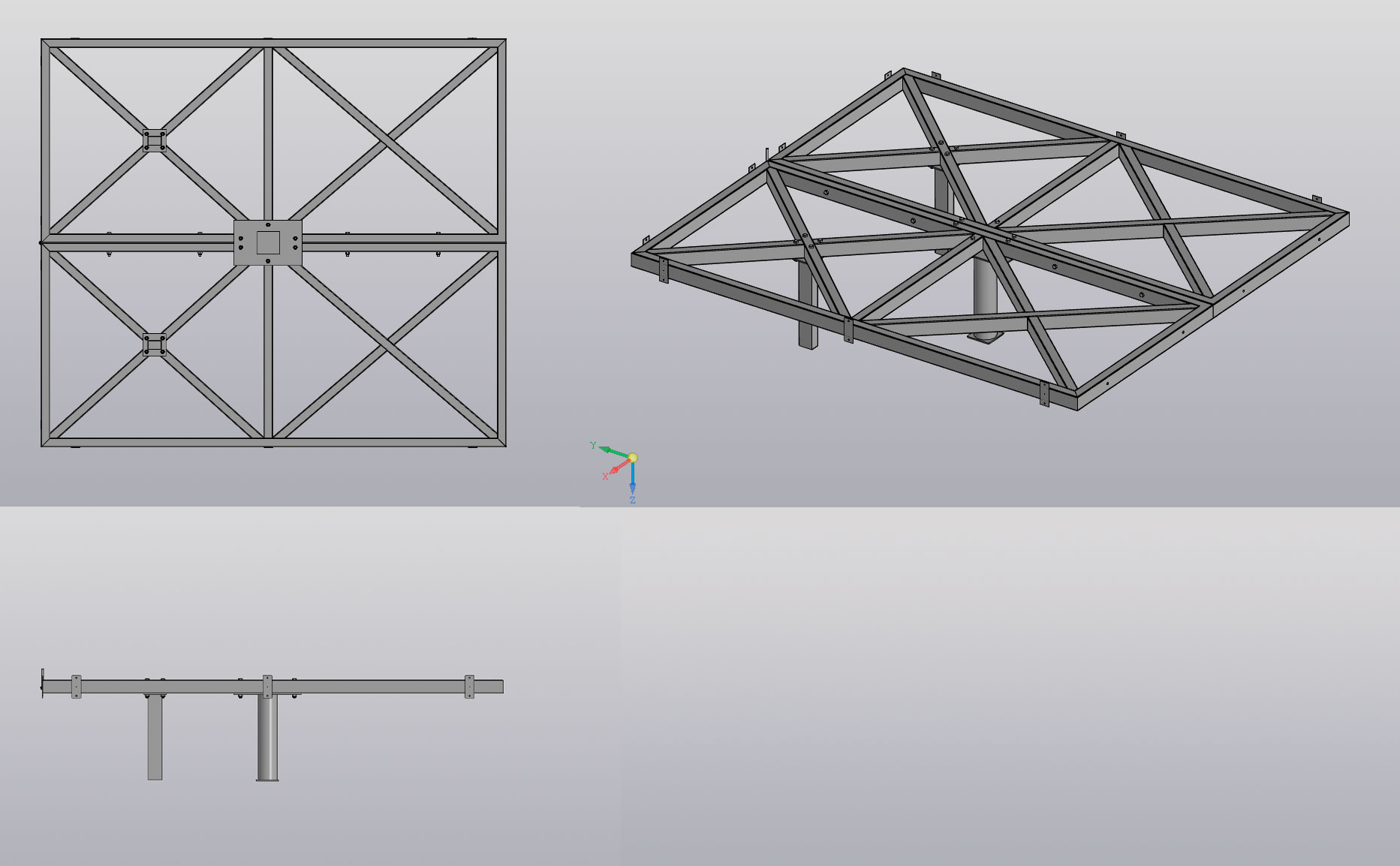 3D модель Кровать парящая 1800*2050