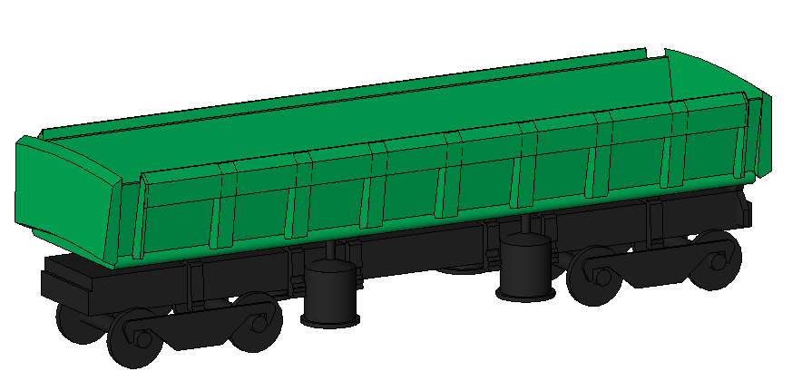 3D модель Думпкар 31-1155