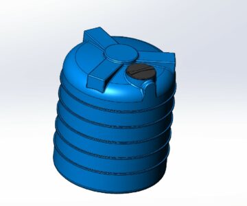 3D модель Ёмкость 10 м3 (10000ВФК)