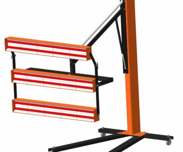 3D модель Стойка для инфракрасного нагревателя
