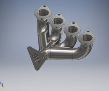 3D модель Воздушный впускной коллектор bk2q-9424-CD
