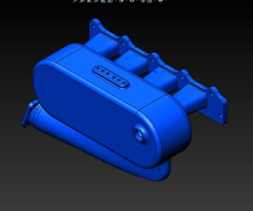 3D модель Впускной коллектор 4g63