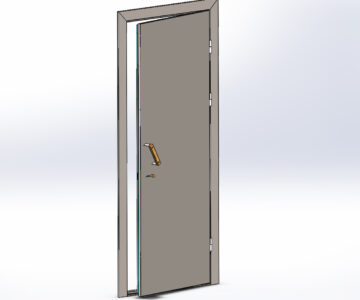 3D модель Дверь  свободного назначения 2100х800