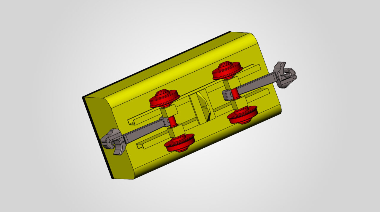 3D модель Вагонетка шахтная ВГ-2,2