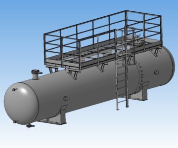 3D модель Сепаратор свечевой (типа ФС)