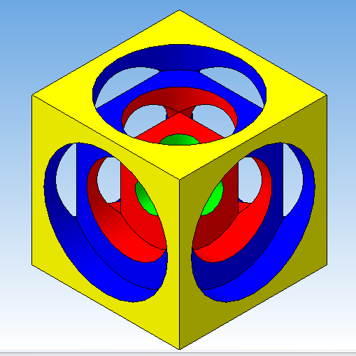 3D модель Кубик
