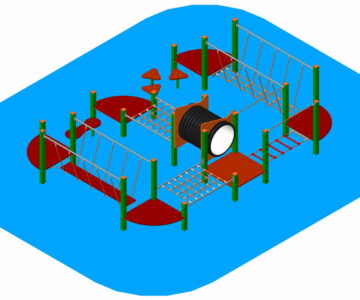 3D модель Комплекс детский игровой