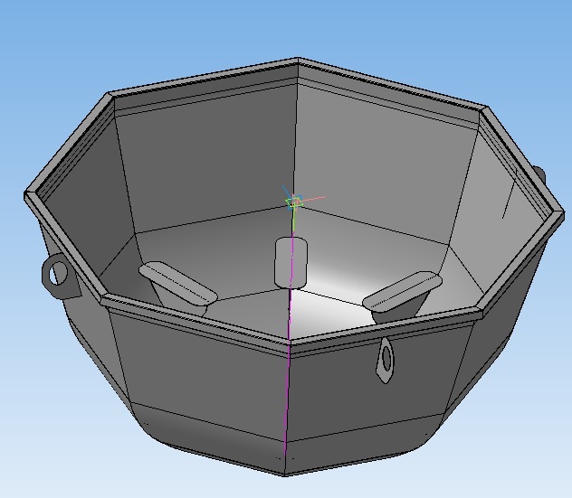 3D модель Чан для купания