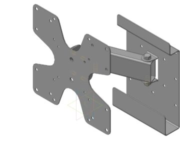 3D модель Кронштейн крепления ТВ на стену