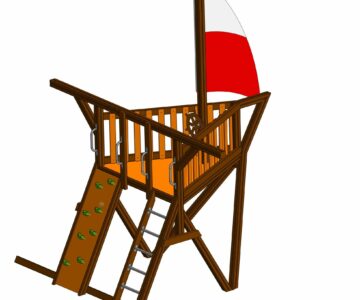 3D модель Детский игровой комплекс  - корабль Фортуна