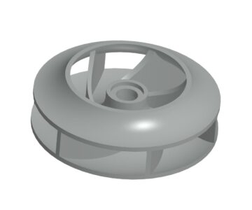 3D модель Крыльчатка циркуляционного насоса посудомоечной машины Gorenje GV53111 (571915, WQP8-GDFI1)