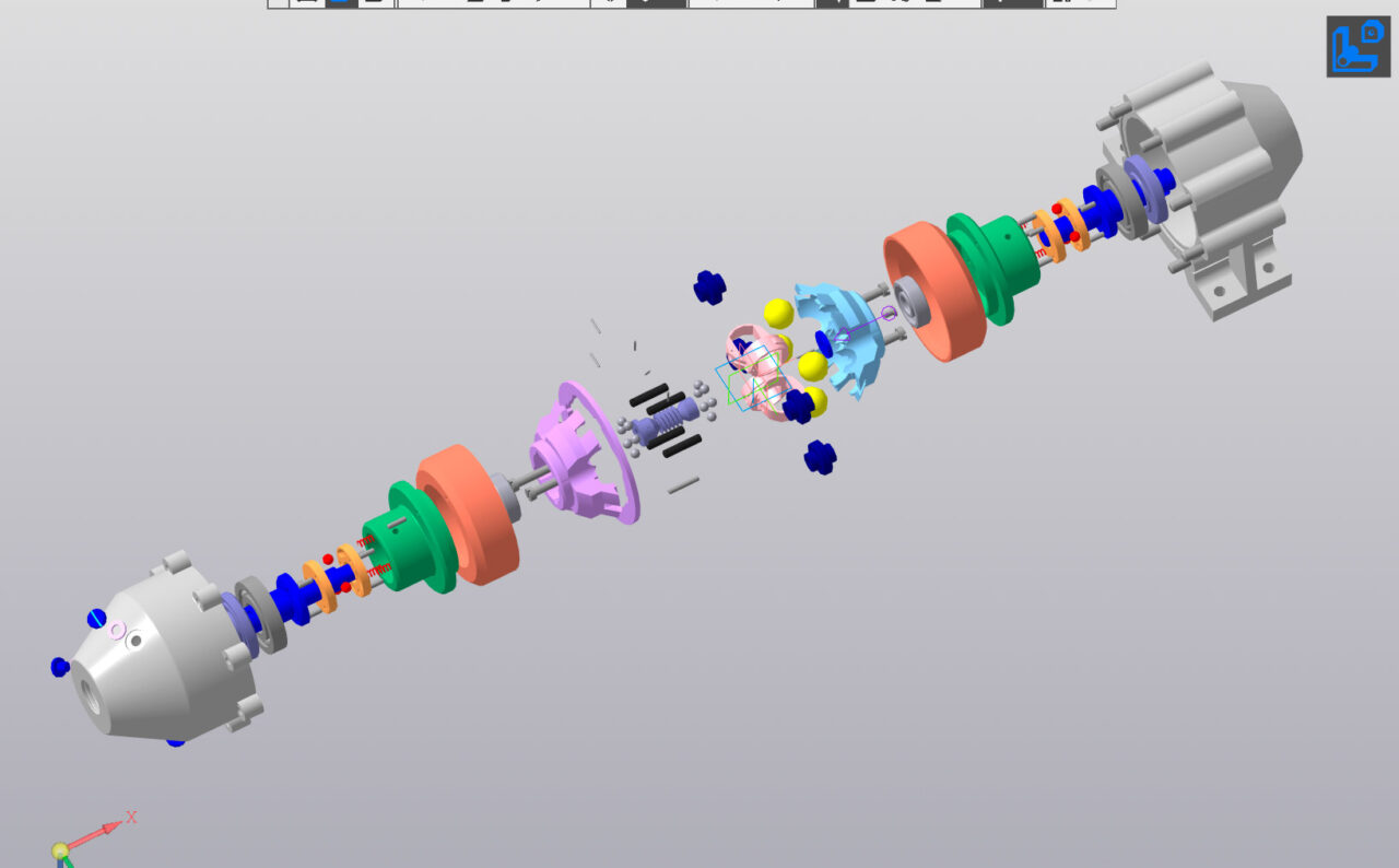 3D модель Вариатор шаровый 3D модель
