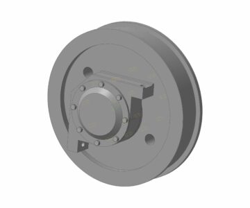 3D модель Колесо крановое