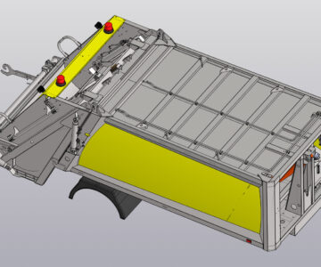 3D модель Мусоровоз с задней загрузкой 8 куб. м.