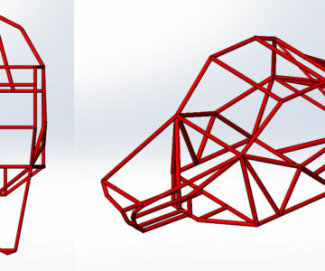 3D модель Рама багги 3D Модель