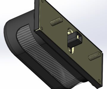 3D модель Фонарь освещения номерного знака ФП134