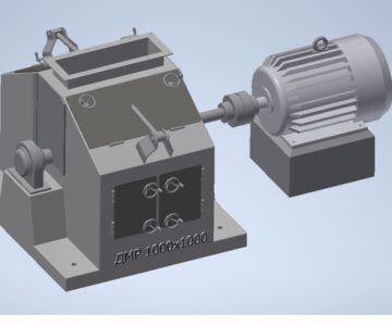 3D модель Дробилка молотковая ДМР 1000х1000