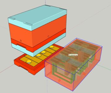 3D модель Микронуклеус для пчел