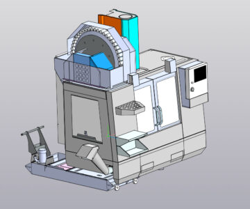 3D модель Фрезерный станок HAAS VF-2