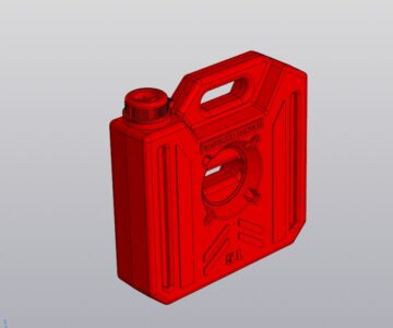 3D модель Канистра Экстрим 5л