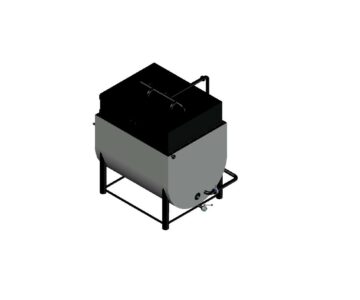3D модель Жиротопка 1,5 м. куб. 3D Модель