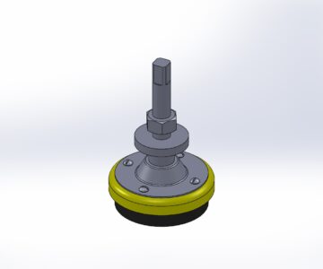 3D модель Виброопора ОВ-70