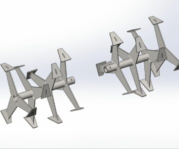 3D модель Фрезы (Гусиные лапки)
