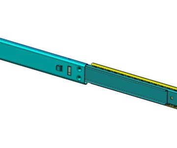 3D модель Направляющая линейного перемещения НЛП-400
