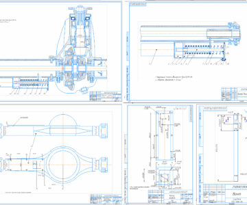 Чертеж Разработка привода блокировки дифференциала автомобиля повышенной проходимости ВАЗ-2121