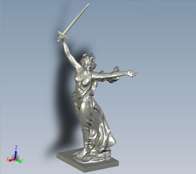 3D модель 3D модель Родина-мать (Волгоград)