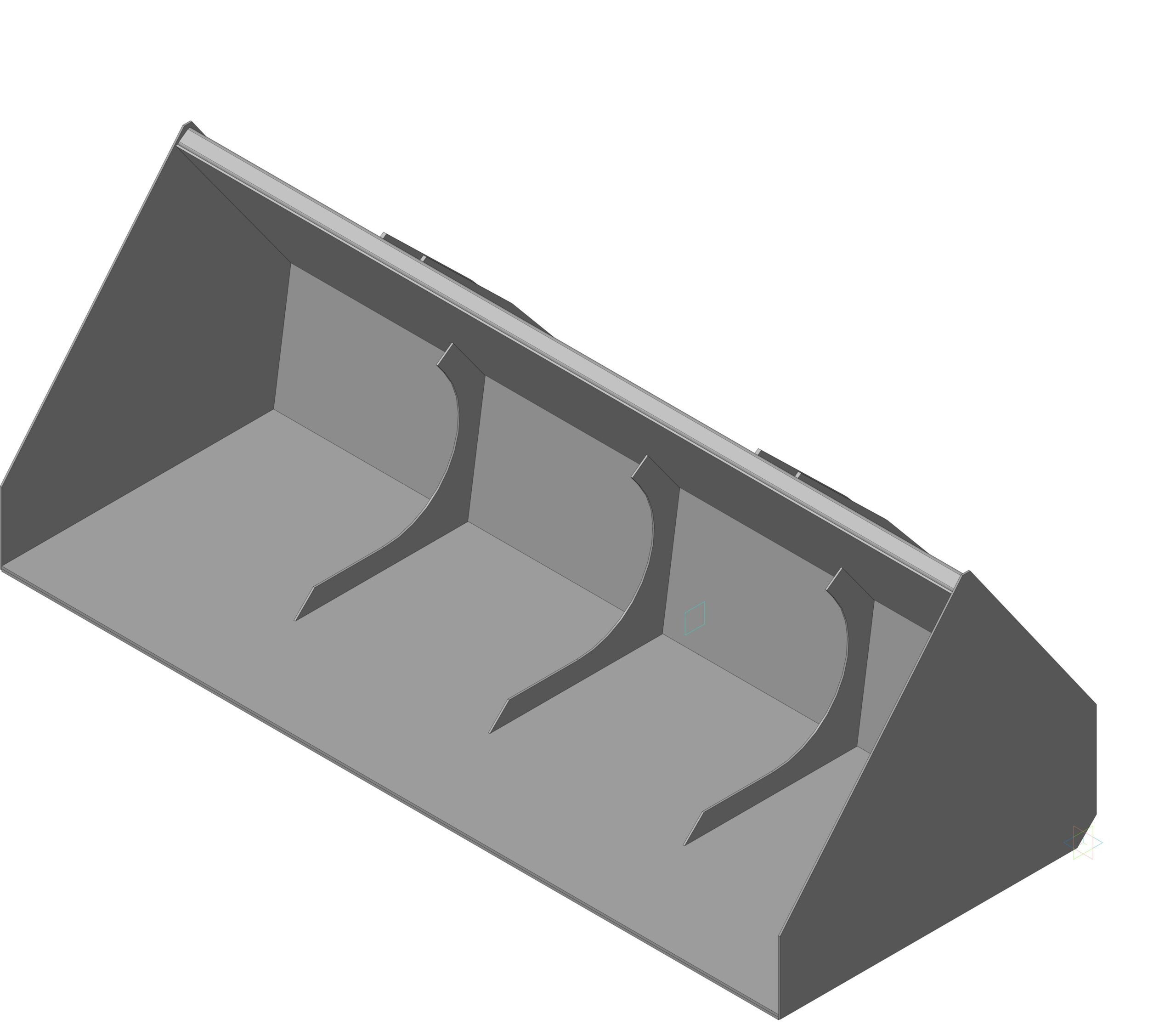 3D модель Ковш 0,8 м3 для трактора МТЗ-82.1
